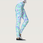 Farbenfrohe, maximale Groovy Boho Abstrakte Sprink Leggings (Rechts)