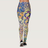 Farbenfrohe mediterrane und ägäische traditionelle leggings (Rückseite)