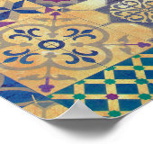 Farbenfrohe mediterrane und ägäische traditionelle poster (Ecke)