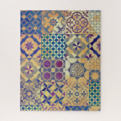 Farbenfrohe mediterrane und ägäische traditionelle puzzle (Vertikal)