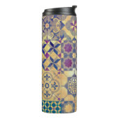 Farbenfrohe mediterrane und ägäische traditionelle thermosbecher (Nach links gedreht)