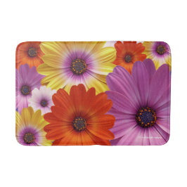 Farbenfrohe Medley von African Daisies Blume Badematte