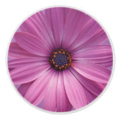 Farbenfrohe Medley von African Daisies Blume Keramikknauf (Vorderseite)