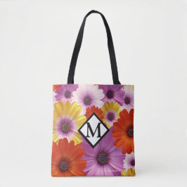 Farbenfrohe Medley von African Daisies Blume Tasche