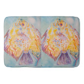 Farbenfrohe Meeresfische Strand Meer Badematte (Vorderseite)