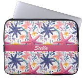 Farbenfrohe Meeresfrüchte Laptopschutzhülle (Vorderseite)