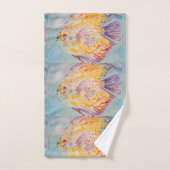 Farbenfrohe Meeresfrüchte Ocean Beach Dusche Badhandtuch Set (Handtuch)