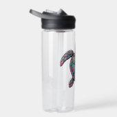 Farbenfrohe Meeresschildkröte Trinkflasche (Rechts)