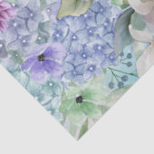 Farbenfrohe Meeresschildkröten und Wasserfarben Fl Seidenpapier (Ausschnitt)