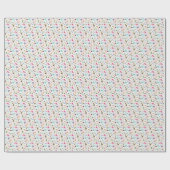 Farbenfrohe Meereswelt Geschenkpapier (Flach)