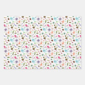 Farbenfrohe Meereswelt Geschenkpapier Set (Vorderseite)