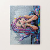 Farbenfrohe Meerjungenkleidung Puzzle (Vertikal)