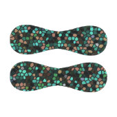 Farbenfrohe, mehrfarbige Mosaikmuster Baseball (Paneele)