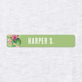 Farbenfrohe, mehrnamige Eisen auf Etiketten (Design 1)