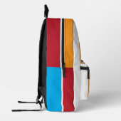 Farbenfrohe MEOW Cat Lover Rucksack mit fetten Str (Links)