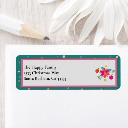 Farbenfrohe Merry Bright Weihnachten (Insitu)