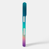 Farbenfrohe Metallic Foil Art iPhone Case (Rückseite / Rechts)