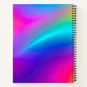 Farbenfrohe Metallic Foil Art Notebook Notizblock (Rückseite)