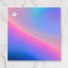 Farbenfrohe Metallic Foil Art - Tags Geschenkanhänger
