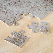 Farbenfrohe Metallwand, Streifen. Puzzle (Seite)