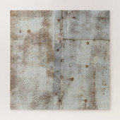 Farbenfrohe Metallwand, Streifen. Puzzle (Horizontal)