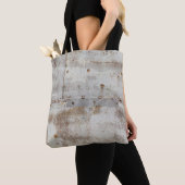 Farbenfrohe Metallwand, Streifen. Tasche (Von Nahem)