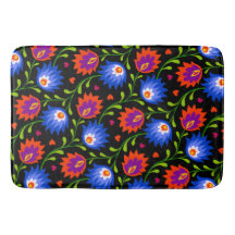 Farbenfrohe mexikanische Blumenmuster elegant kühl