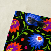 Farbenfrohe mexikanische Blumenmuster elegant kühl Strandtuch (Beispiel)