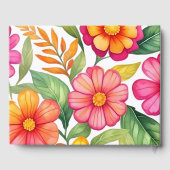 Farbenfrohe mexikanische Fiesta Babydusche Gästebuch (Rückseite)