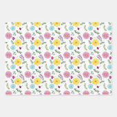 Farbenfrohe mexikanische Fiesta-Blume Geschenkpapier Set (Vorderseite 2)