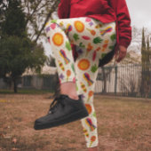 Farbenfrohe mexikanische Fiesta Cactus Pattern Leggings