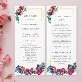 Farbenfrohe mexikanische Fiesta Floral Wedding Pro Programm