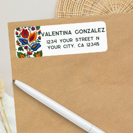 Farbenfrohe mexikanische Fiesta Folk Kunst, Dichtu