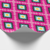 Farbenfrohe mexikanische Fiesta Geschenkpapier (Ecke)
