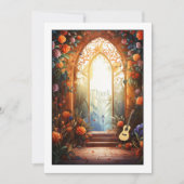 Farbenfrohe mexikanische Fiesta Wedding Dankeskarte (Vorderseite)