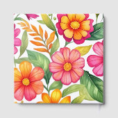 farbenfrohe mexikanische Fiesta Wedding Gästebuch (Rückseite)