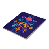 Farbenfrohe mexikanische Folklore Fliese (Seite)