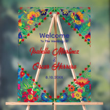 Farbenfrohe mexikanische Hochzeit