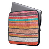 Farbenfrohe mexikanische, peruanische Teppichoberf Laptopschutzhülle (Vorderseite Links)