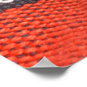 Farbenfrohe mexikanische, peruanische Teppichoberf Poster (Ecke)