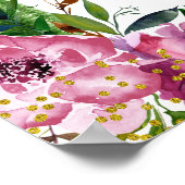 Farbenfrohe mexikanische Taco über Liebe Begrüßung Poster (Ecke)