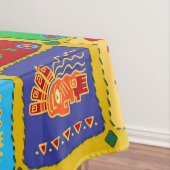 Farbenfrohe mexikanische Tiere Tischdecke (Beispiel)