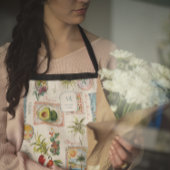 Farbenfrohe mexikanische Travel Print Monogram Schürze