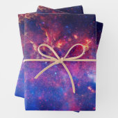 Farbenfrohe Milchstraße Galaxie Geschenkpapier Set (Beispiel)
