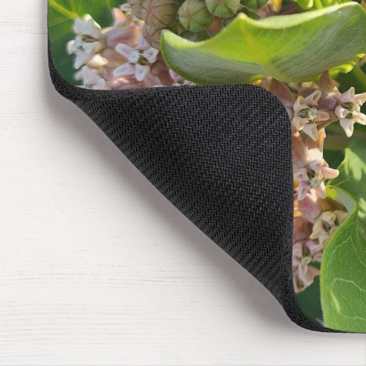 Farbenfrohe Milkweed Pom Poms Mousepad (Ecke)