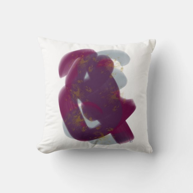 Farbenfrohe minimale Abstrakte Kunstwerke Kissen (Vorderseite)