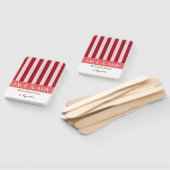 Farbenfrohe Minimalistische Streifen Hochzeit Fächer (Non-assembled)