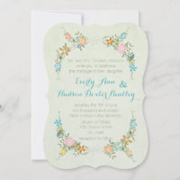 Farbenfrohe Minzbunt Pennant Garland Hochzeit