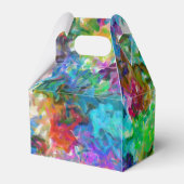 Farbenfrohe Mischung abstraktes Design Geschenkschachtel (Rückseite)