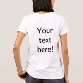 Farbenfrohe Mischung abstraktes Design T-Shirt (Rückseite)